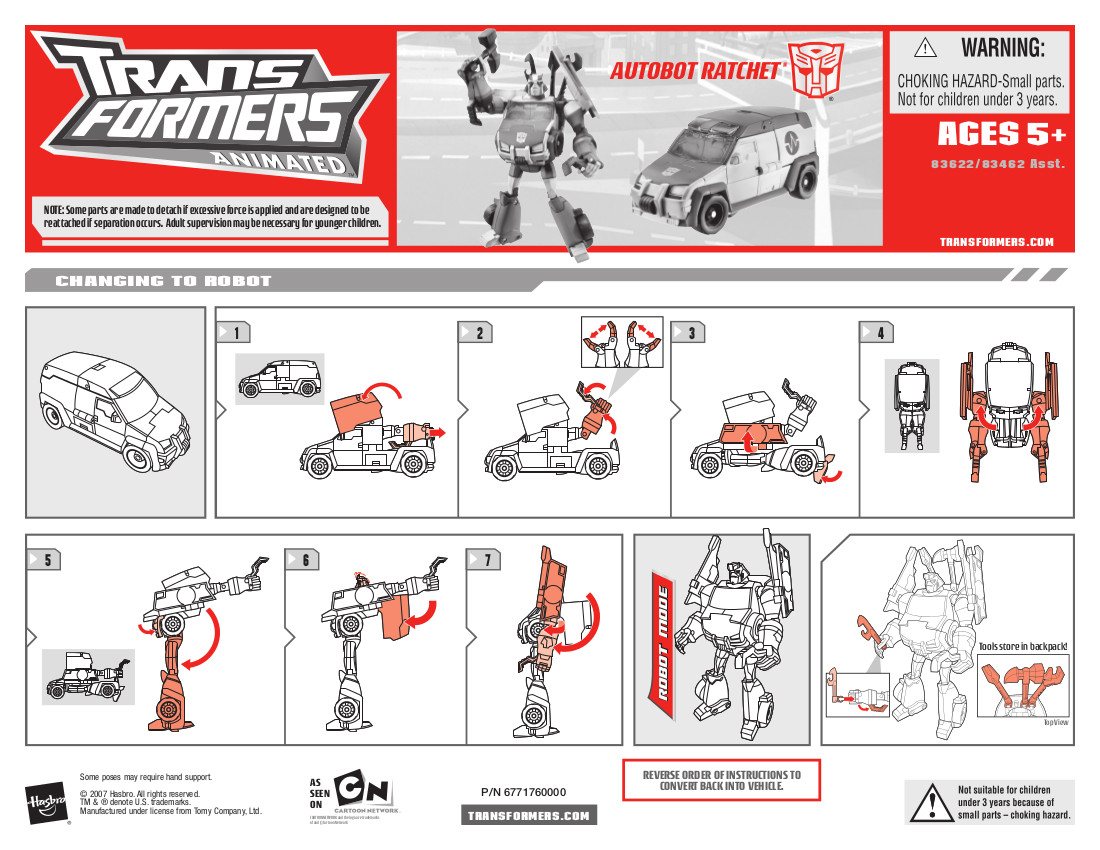 Deluxe Class Autobot Ratchet (Transformers, Animated, Autobot ...